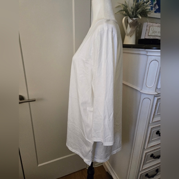 Womens Plus Size Cotton Tunic - Picture 8 of 13